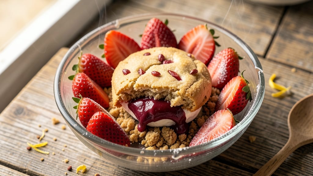 Strawberry Ice Cream Bar Crumbl Cookie Recipe: Frozen Bite With Crunchy Cookie Shell