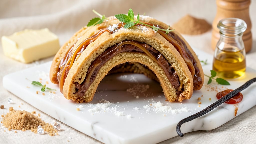 Archway Nougat Cookie Recipe: Caramelized Vanilla Swirls With Crunchy Chocolate Shells