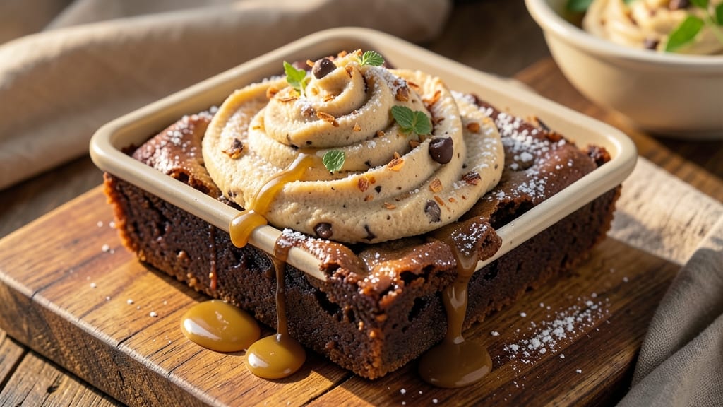 Brownie Recipe With Cookie Dough Topping: Double-Layered Fudgy-Crunch Magic