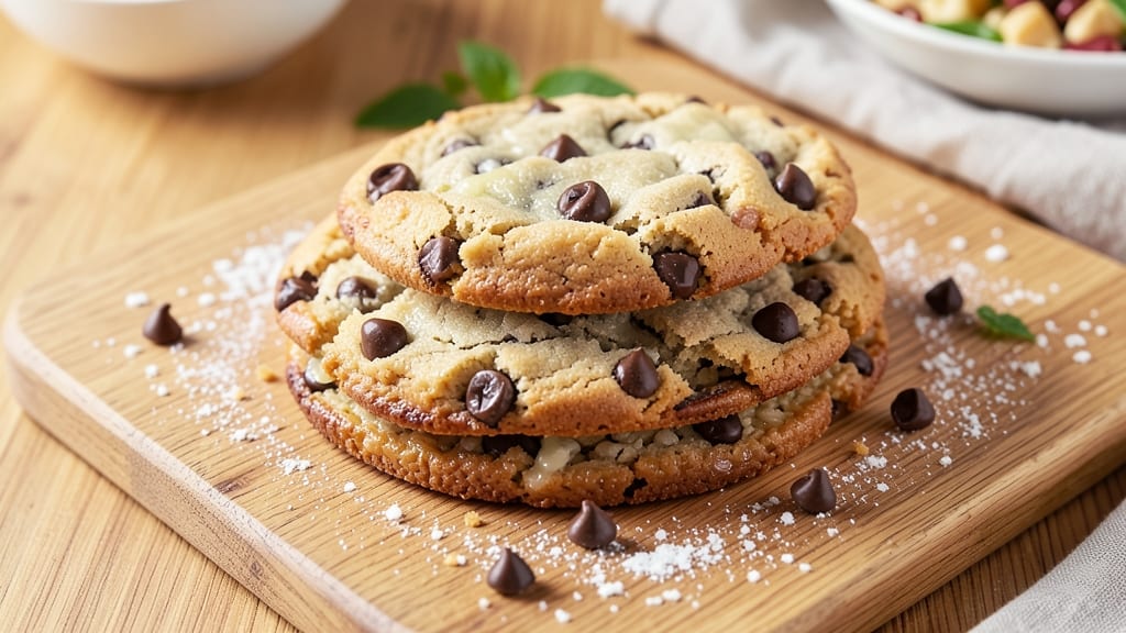 Rice Cake Cookie Recipe: Crunchy Rice Edges with Melty Chocolate Hearts
