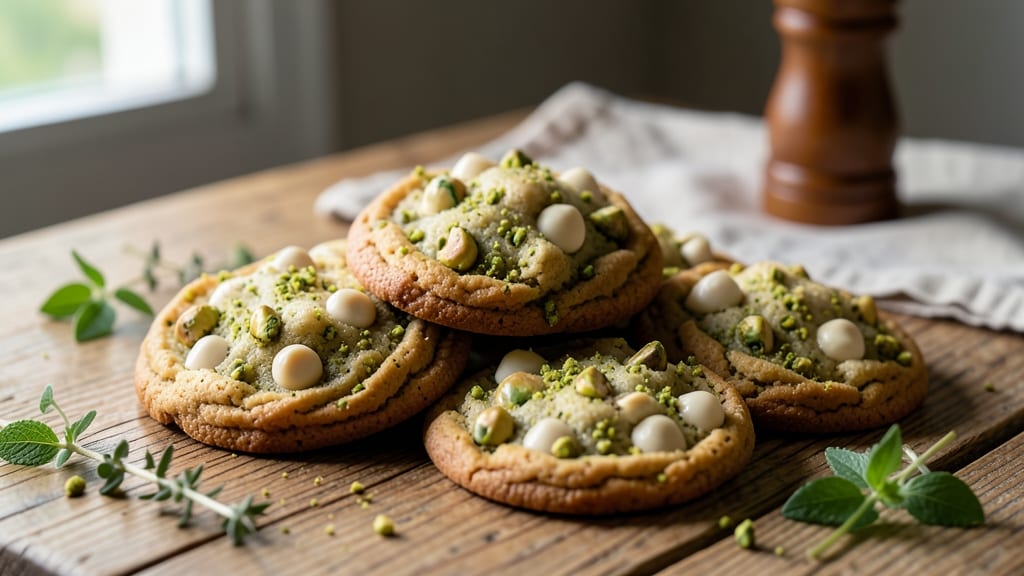 Pistachio White Chocolate Chip Cookie Recipe: Nutty-Creamy Crunch With Melty Centers