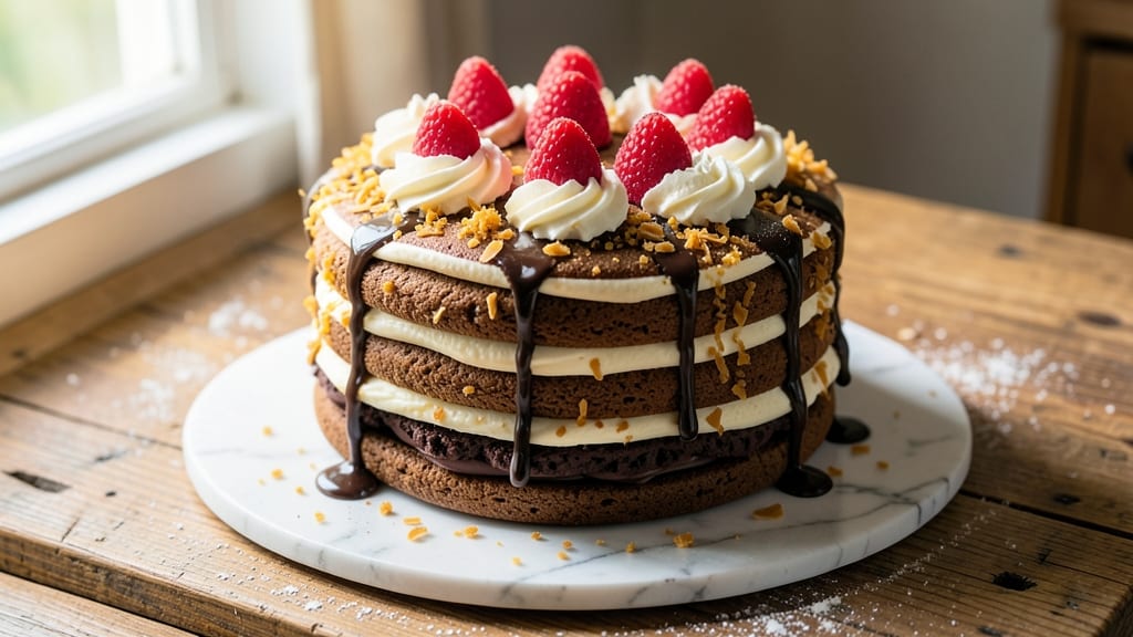 10-Inch Cookie Cake Recipe: Vanilla Bean Swirls and Pressed Crunch Magic