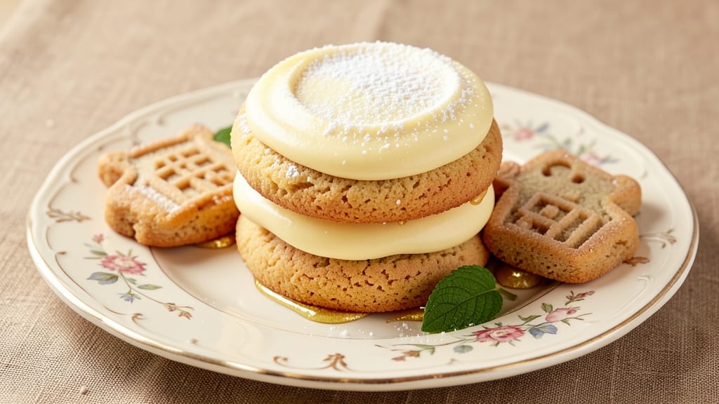 Barnes and Noble Sugar Cookie Recipe: Pressed Sandpaper Crunch With Vanilla Swirls