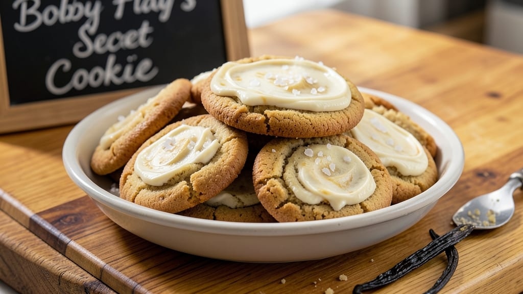 Bobby Flay's Cookie Recipe: Pressed Sandpaper Crunch With Vanilla Swirl Magic