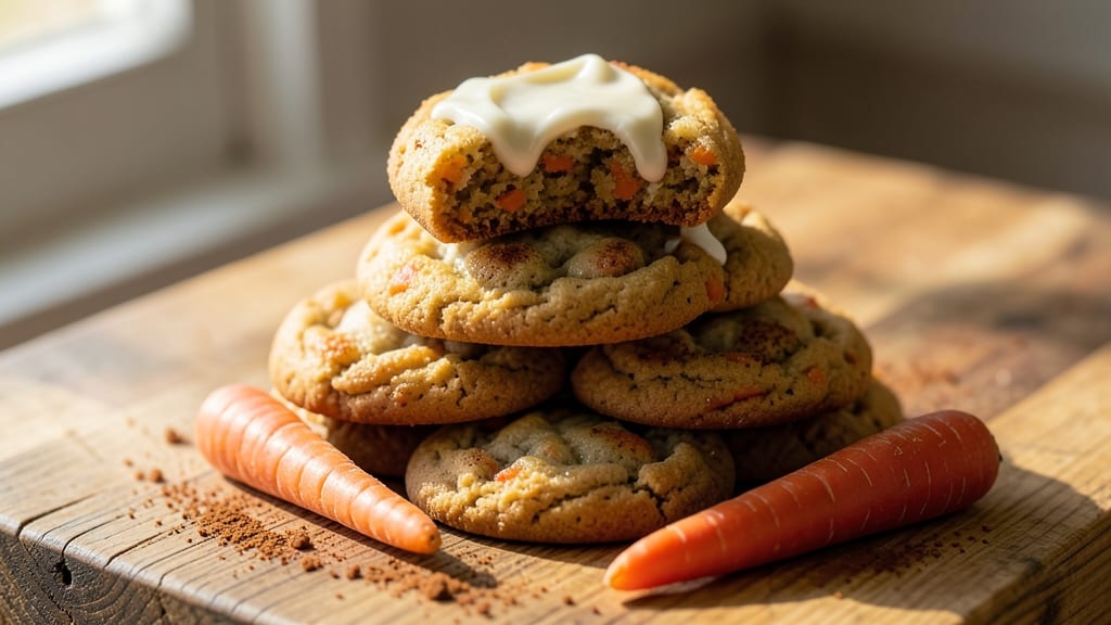 Carrot Cake Cookie Recipe Using Cake Mix: Spiced Swirls and Crunchy Frosting Bites