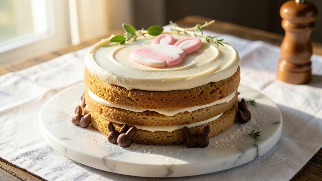 Bunny Cookie Cake Recipe: Whimsical Chocolate Crunch With Vanilla Swirls