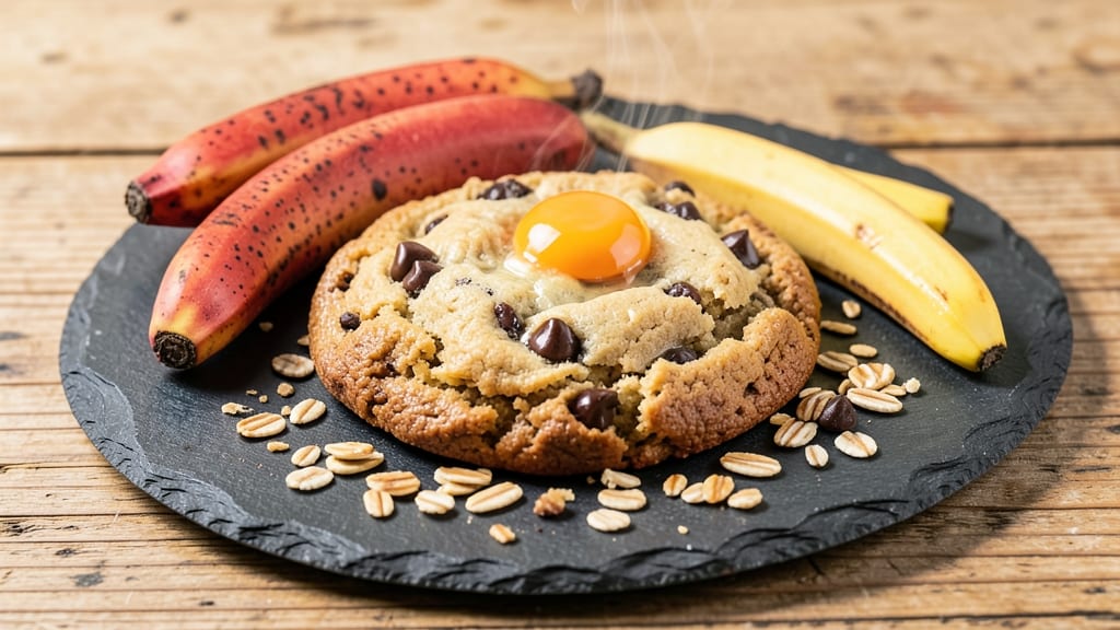 Banana Oats and Chocolate Chip Cookie Recipe: Banana-Inspired Softness with Chocolate Melts