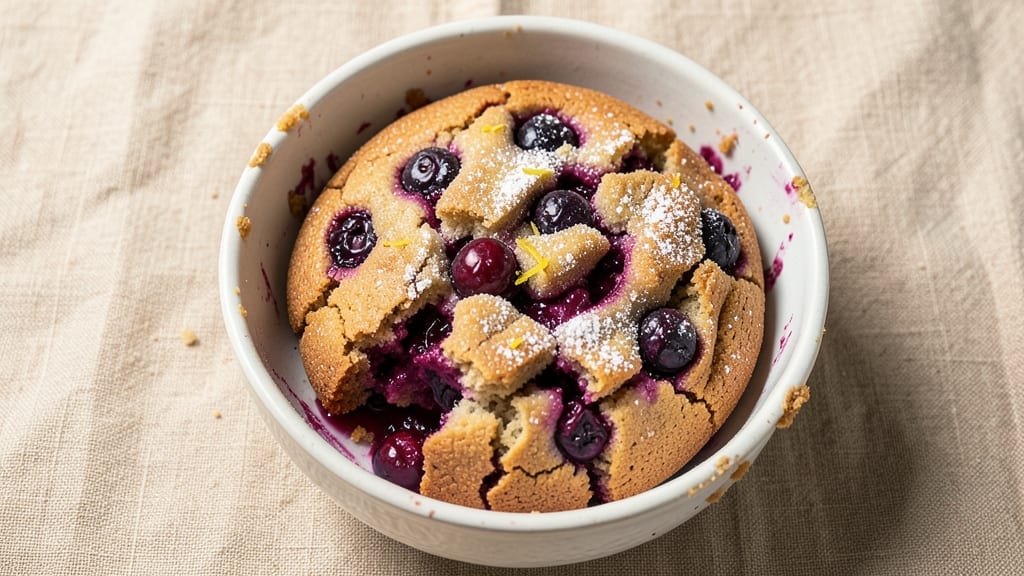 Blueberry Cobbler Cookie Recipe: Warm, Gooey Blueberries and Crispy Edges