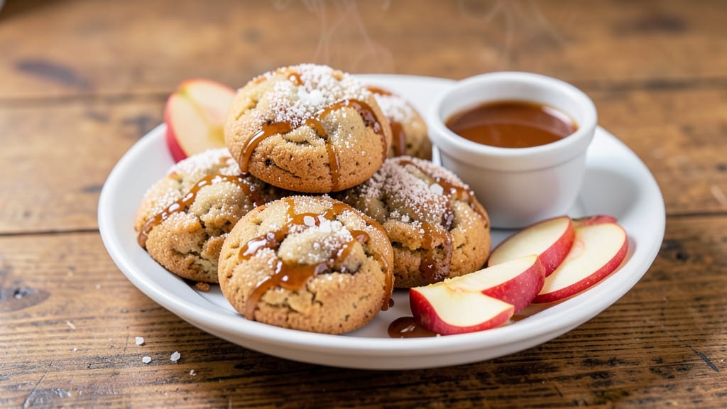 Caramel Apple Snickerdoodle Cookie Recipe: Spiced Cinnamon Swirls With Apple-Caramel Filling