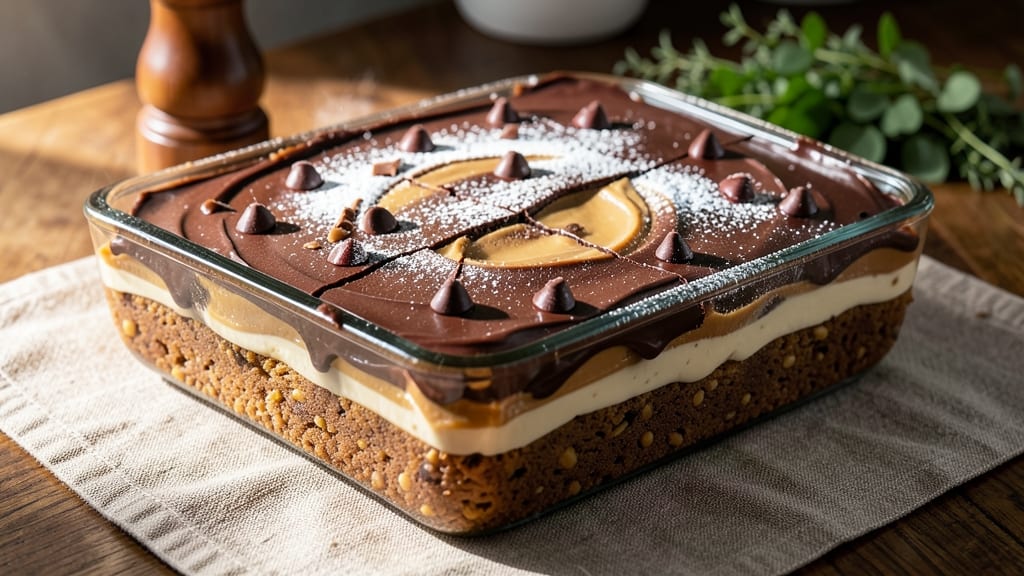 Buckeye Cookie Bars Recipe: Nutty Crunch and Creamy Peanut Butter Magic
