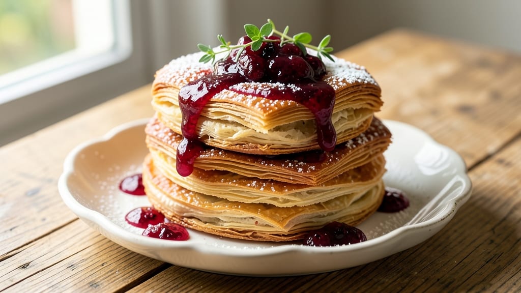 Sweet Flaky Pastry from Denmark Cookie Jam Recipe: Jam-Stuffed Layers That Shatter With Every Bite