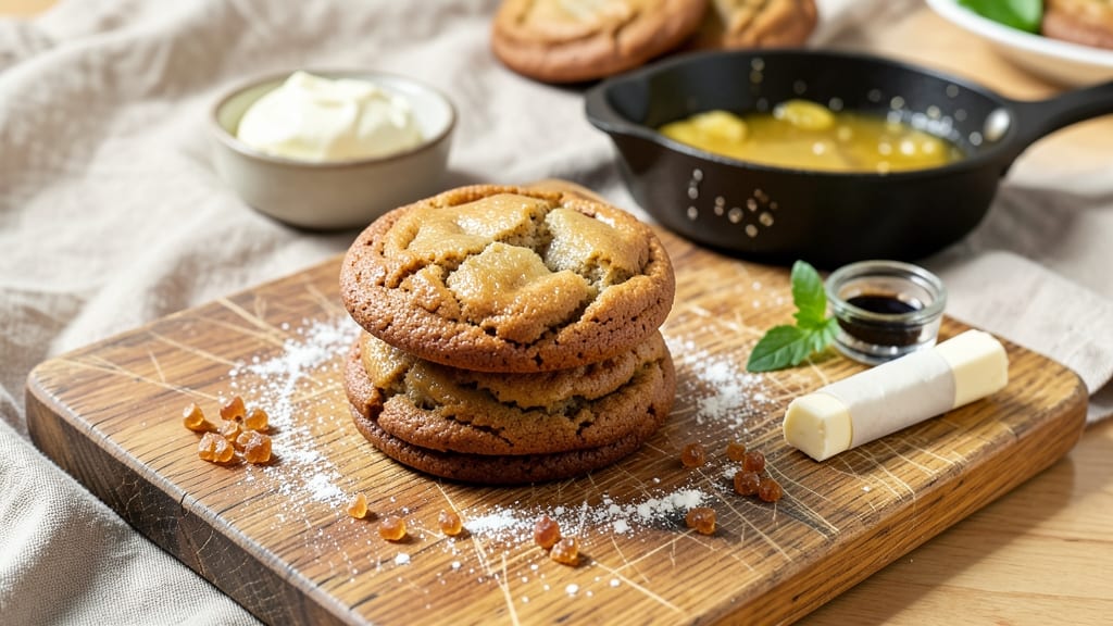 Alton Brown's Chewy Cookie Recipe: Buttery Swirls and Caramelized Vanilla Depth