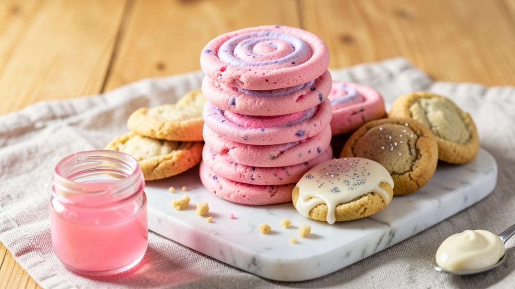 Bubblegum Cookie Recipe: Pink Swirl Magic With Crunchy Edges
