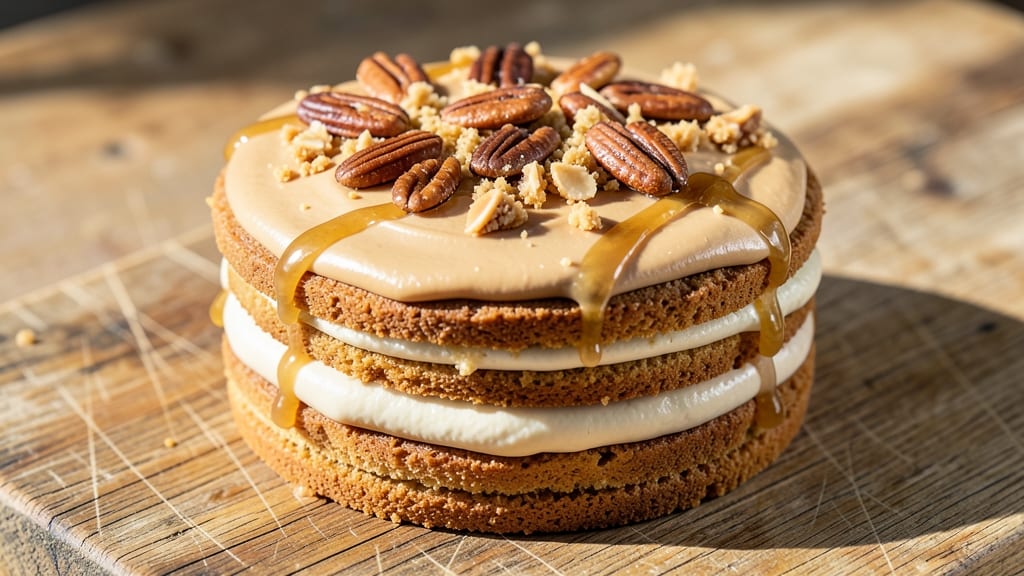Almond Cookie Cake Recipe: Crunchy Top, Melty Vanilla Hearts