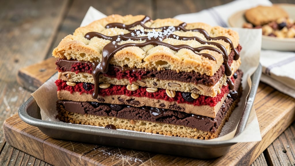 Best 9 Layer Cookie Bars Recipe: Crunchy Vanilla Swirls and Chocolate Rivers