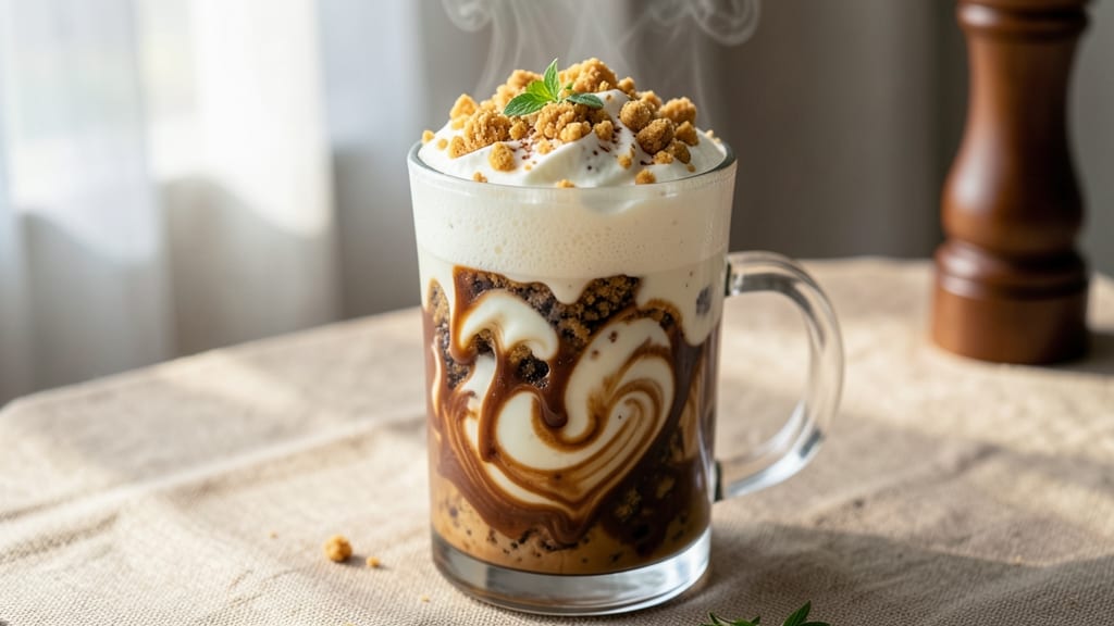 Caramel Cookie Crumble Frappuccino Recipe: Blizzard-Style Creaminess in Every Sip