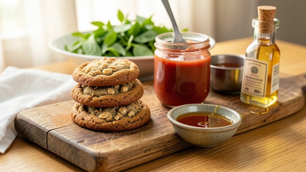 Quick Vegan Cookie Recipe: Flourless Oats and Applesauce Magic