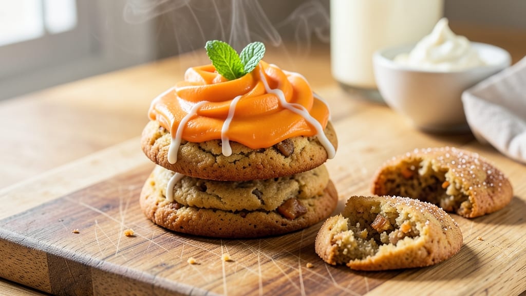 Carrot Cookie Recipe with Orange Frosting: Warm Spice and Citrus Zing in Every Bite